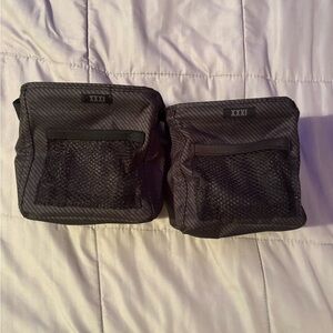 Stylish Black Toiletry Bag Set - 2